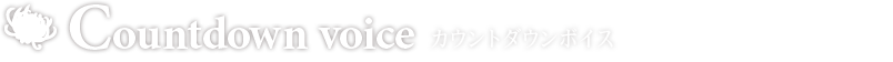 カウントダウンボイス